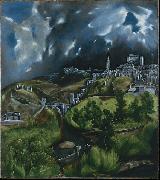 El Greco View of Toledo oil on canvas